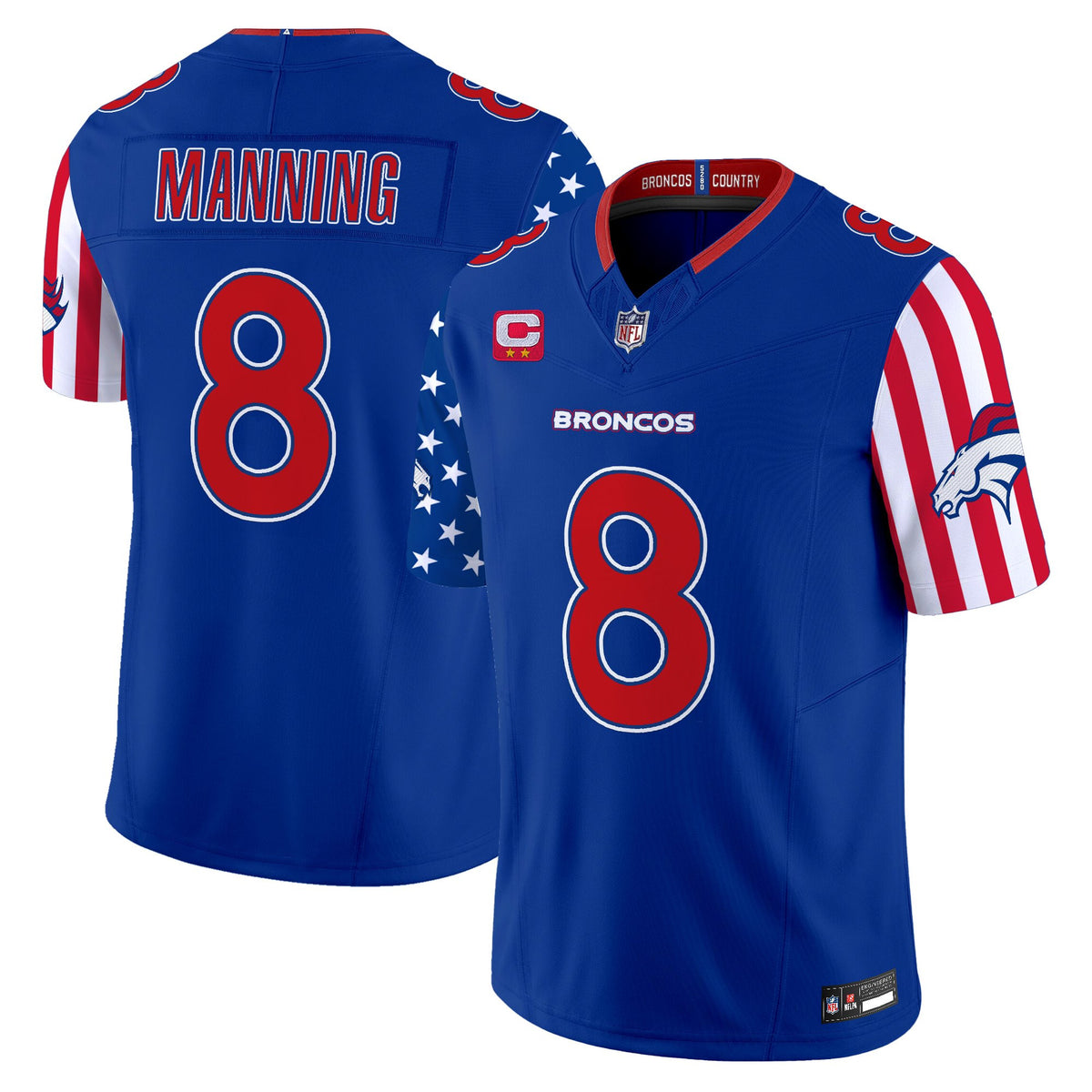 Men's Denver Broncos "America250 Edition" Vapor Limited Jersey - All Stitched