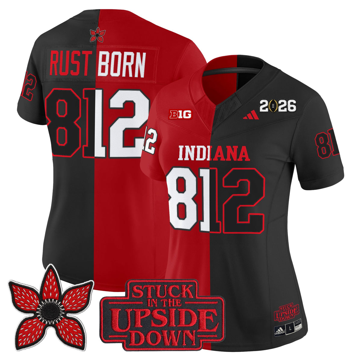 Indiana Hoosiers 'Upside Down Edition' Vapor Limited Jersey - All Stitched