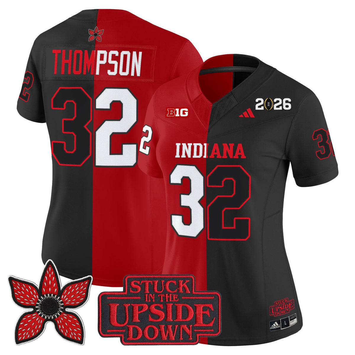 Indiana Hoosiers 'Upside Down Edition' Vapor Limited Jersey - All Stitched