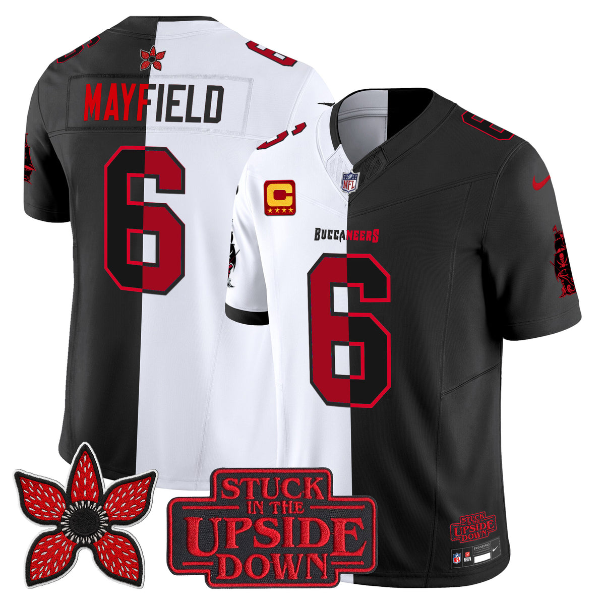Men's Tampa Bay Buccaneers 'Upside Down Edition' Vapor Limited Jersey - All Stitched