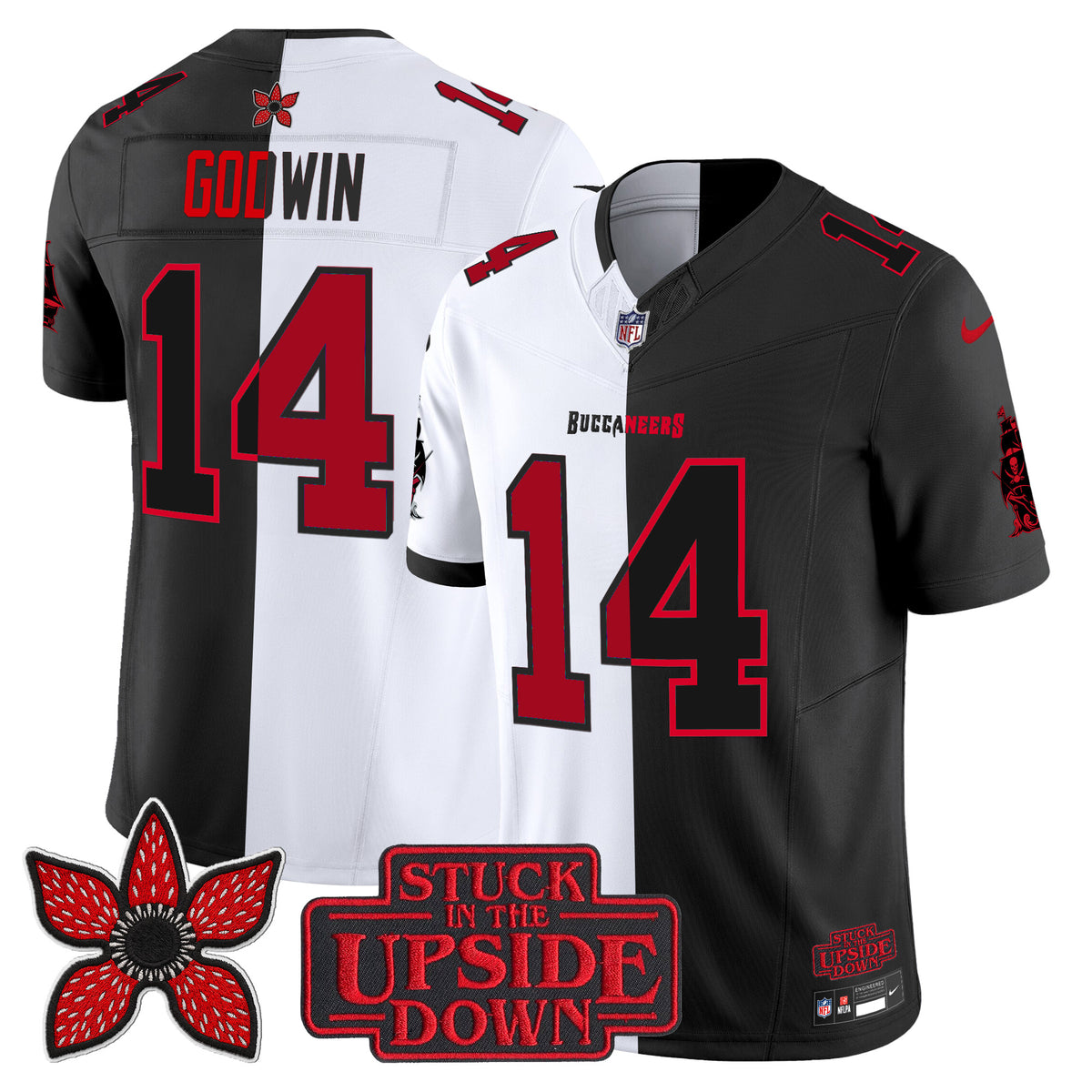 Men's Tampa Bay Buccaneers 'Upside Down Edition' Vapor Limited Jersey - All Stitched