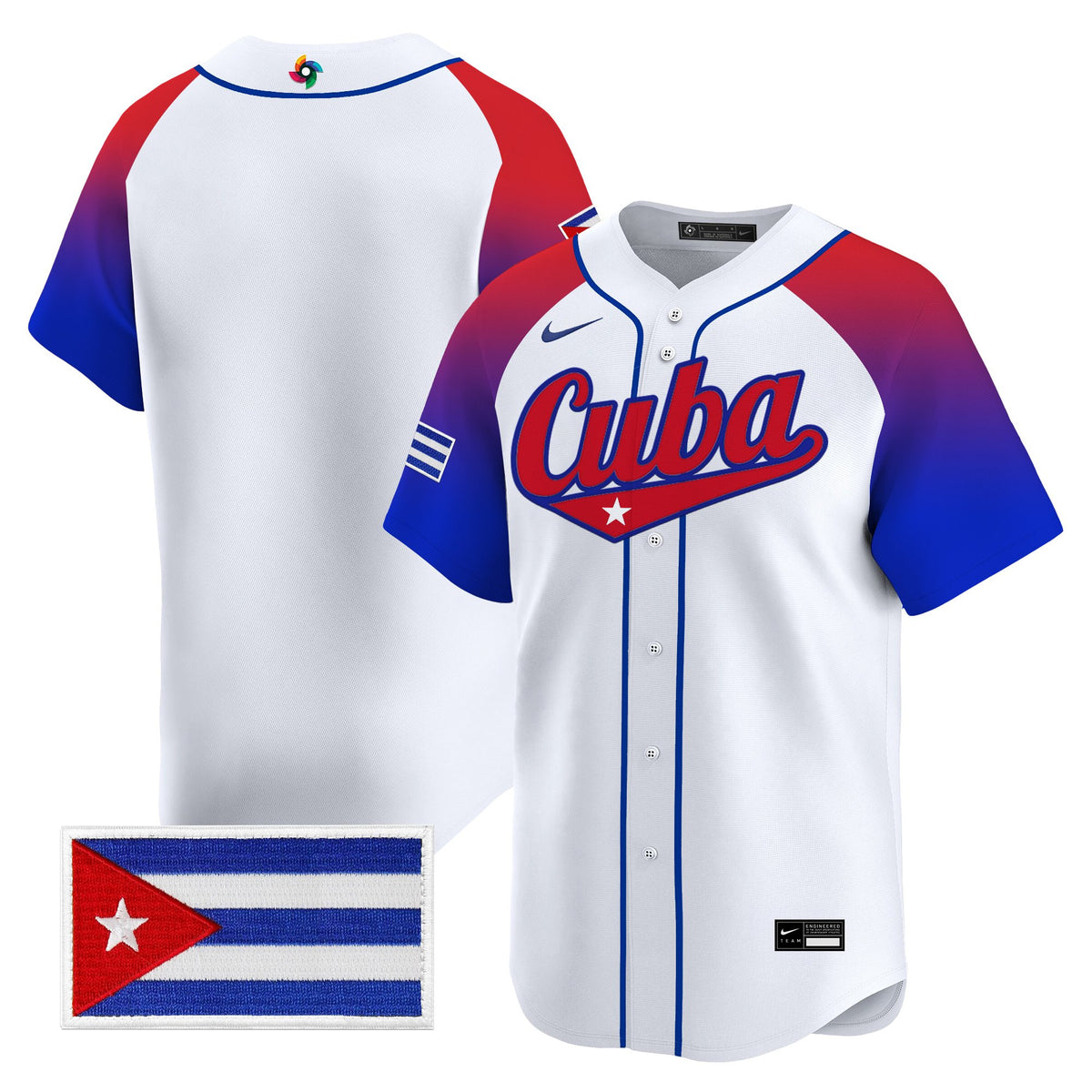 Men's Team Cuba World Baseball Classic Vapor Premier Jersey - All Stitched