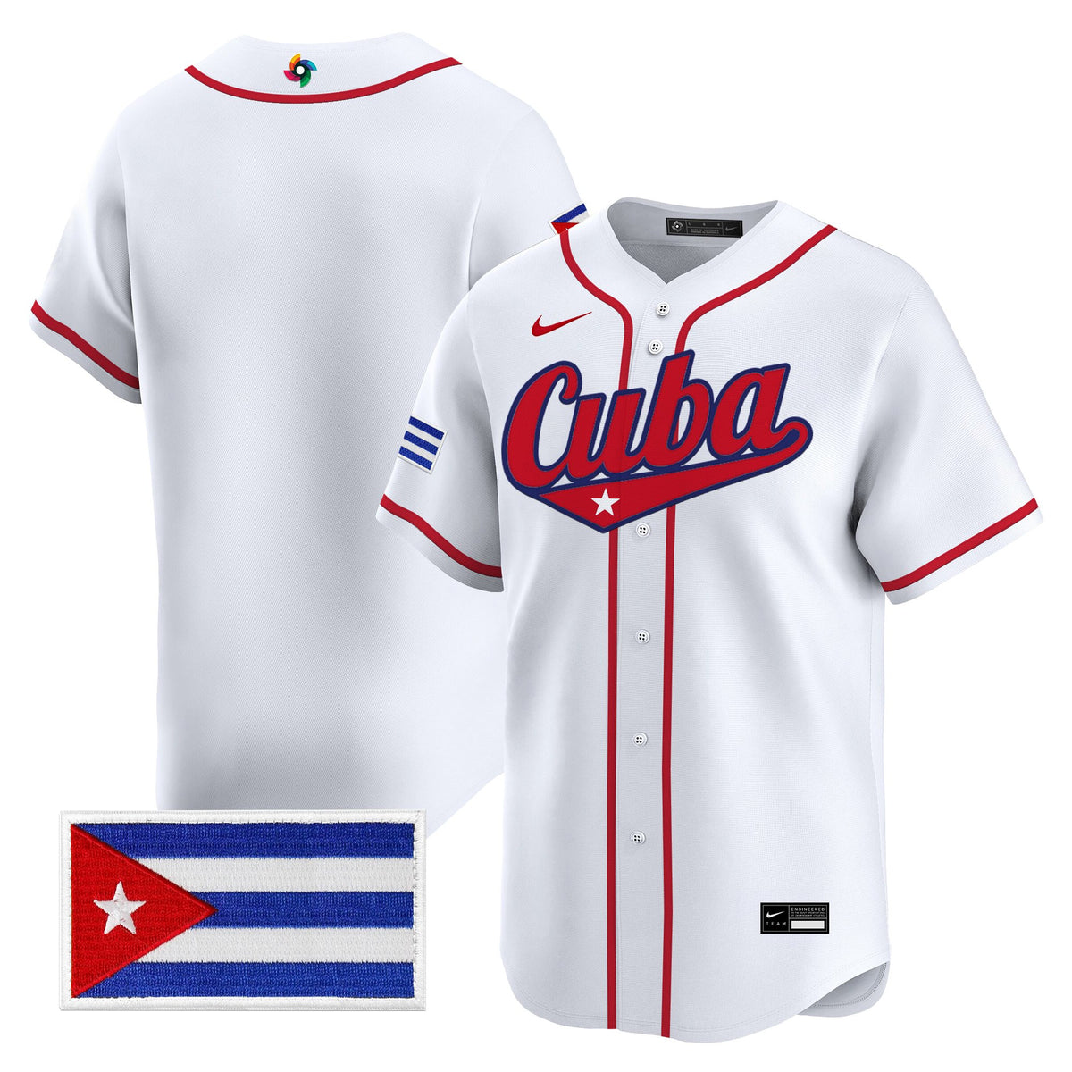 Men's Team Cuba World Baseball Classic Vapor Premier Jersey - All Stitched