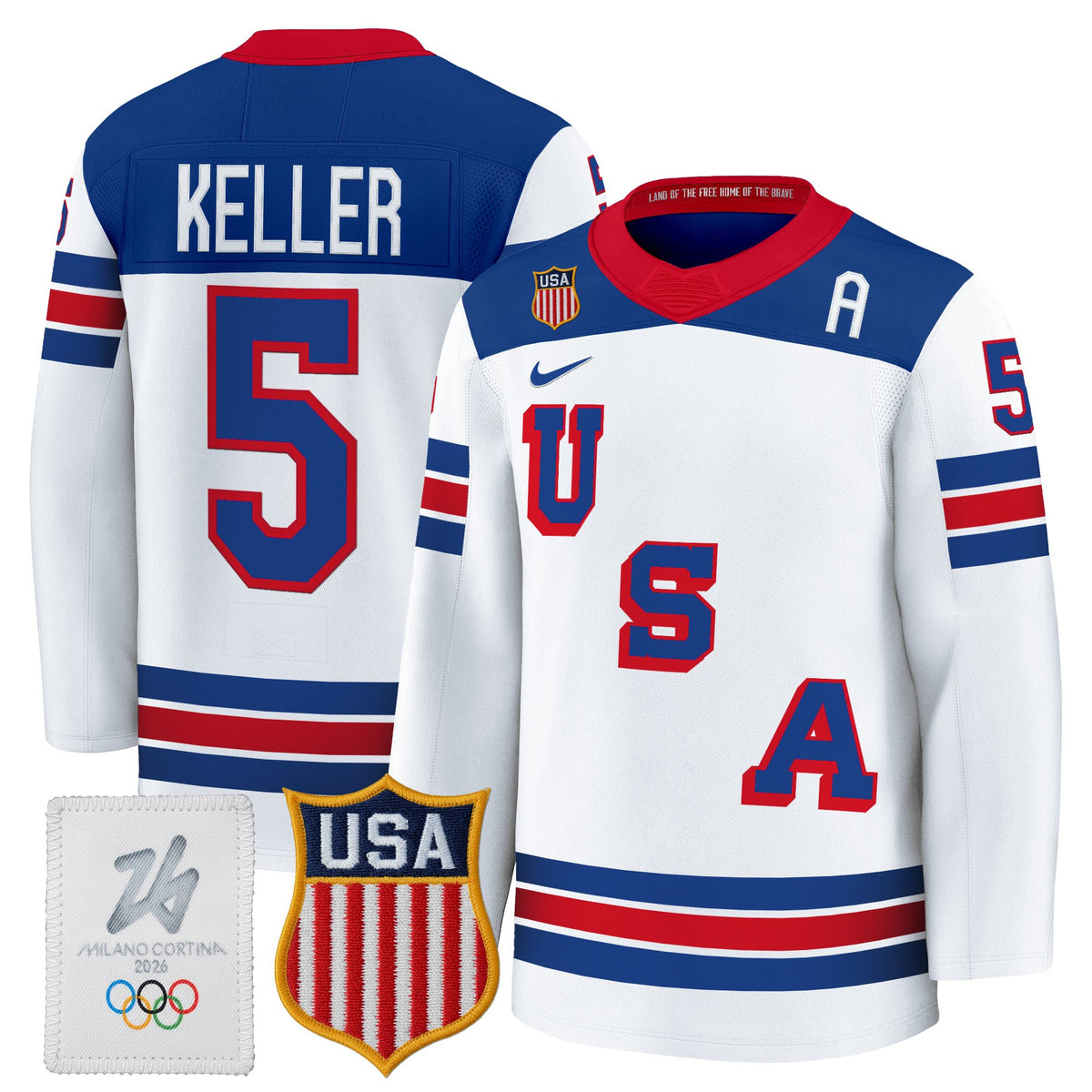 Men's Sizing - 2026 USA Women's Olympic Gold Medalist Hockey Jersey - All Stitched