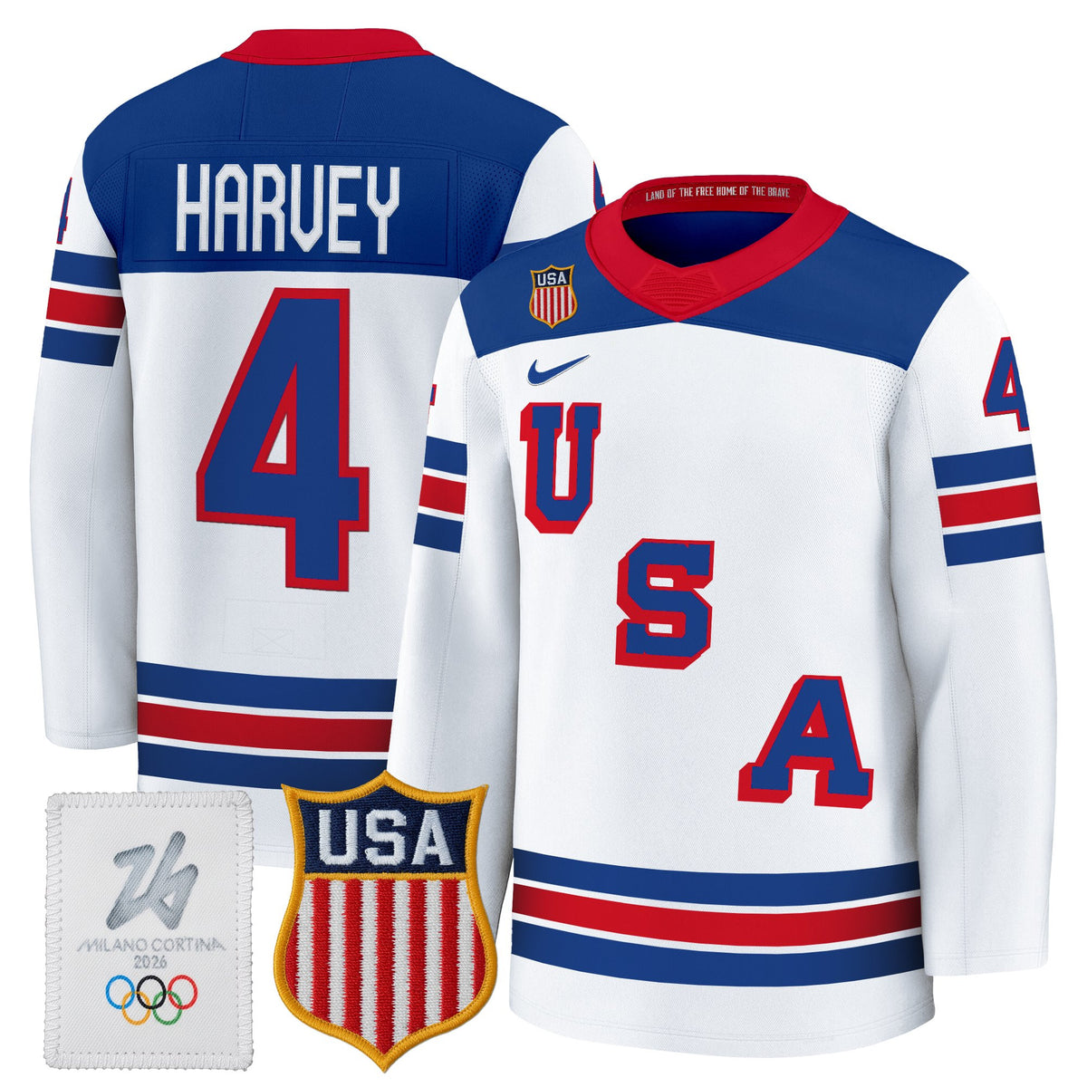 Men's Sizing - 2026 USA Women's Olympic Gold Medalist Hockey Jersey - All Stitched