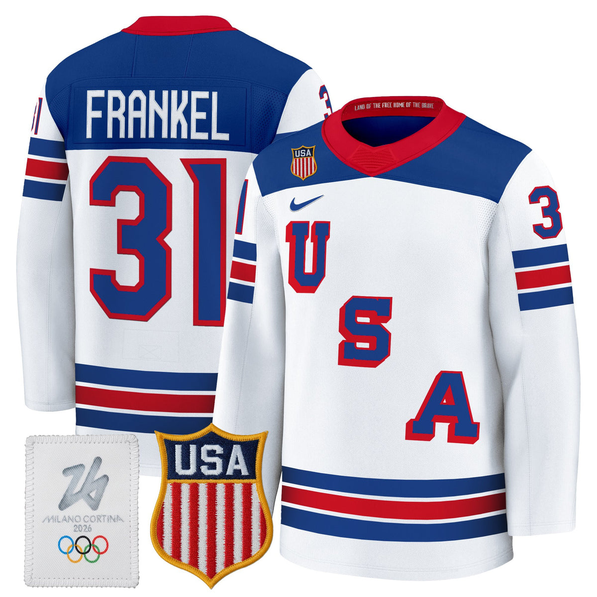Men's Sizing - 2026 USA Women's Olympic Gold Medalist Hockey Jersey - All Stitched