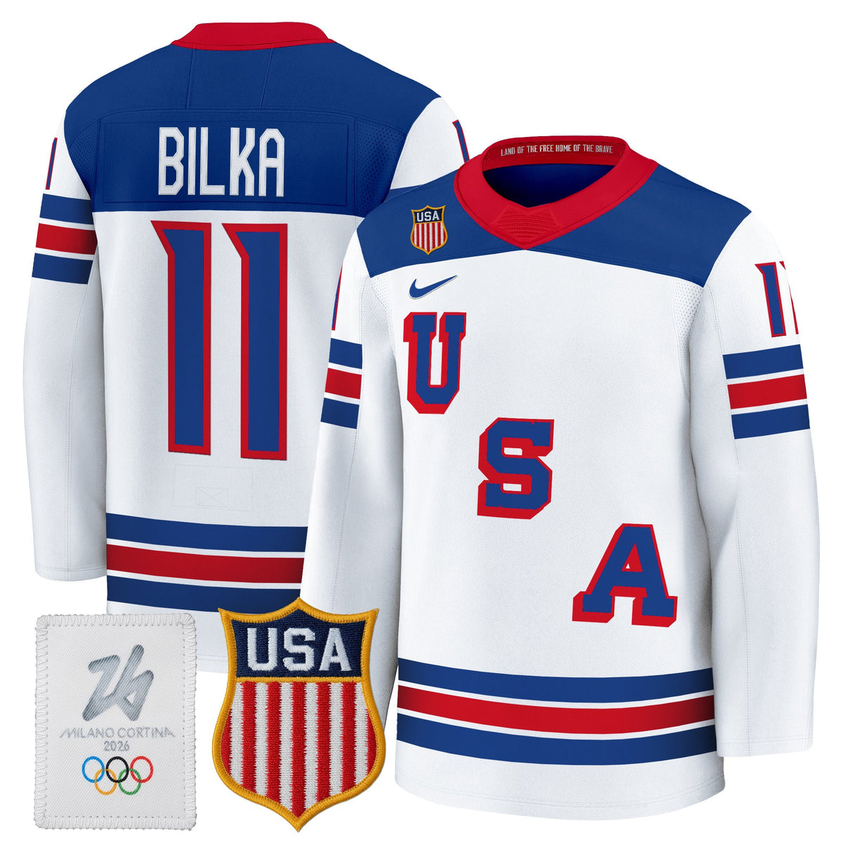 Men's Sizing - 2026 USA Women's Olympic Gold Medalist Hockey Jersey - All Stitched