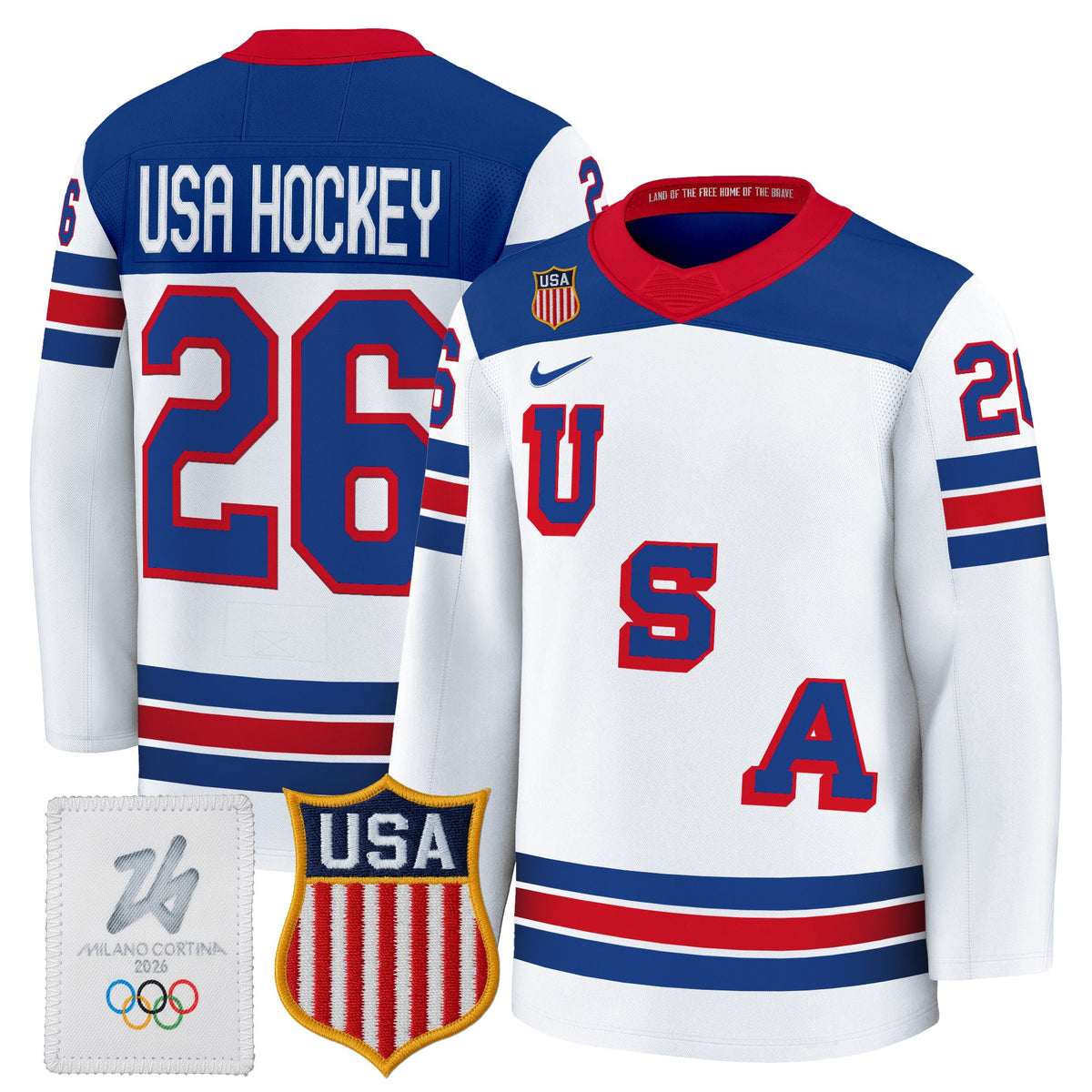 Men's Sizing - 2026 USA Women's Olympic Gold Medalist Hockey Jersey - All Stitched