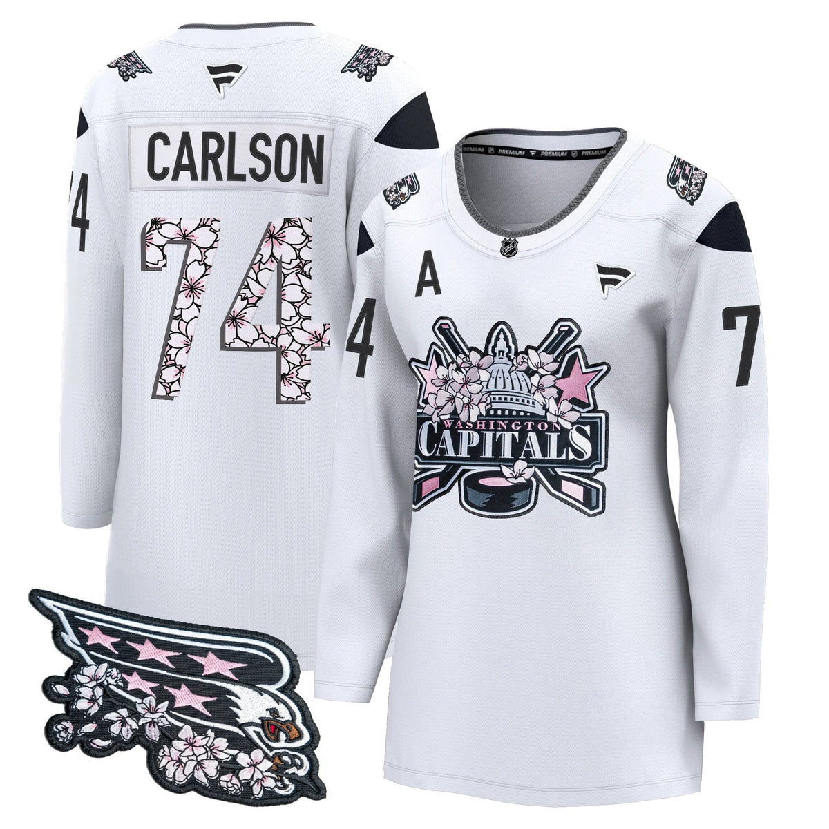 Women's Washington Capitals 2026 Cherry Blossom Premium Jersey - All Stitched