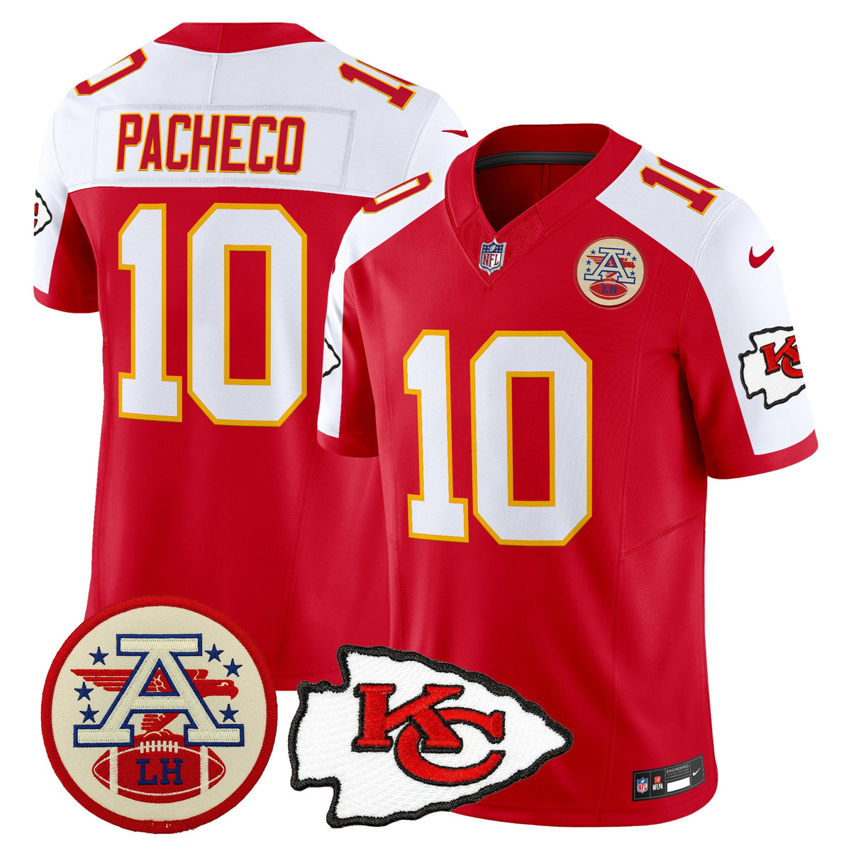 Men's Chiefs 2026 Lamar Hunt Patch Vapor Limited Jersey - All Stitched