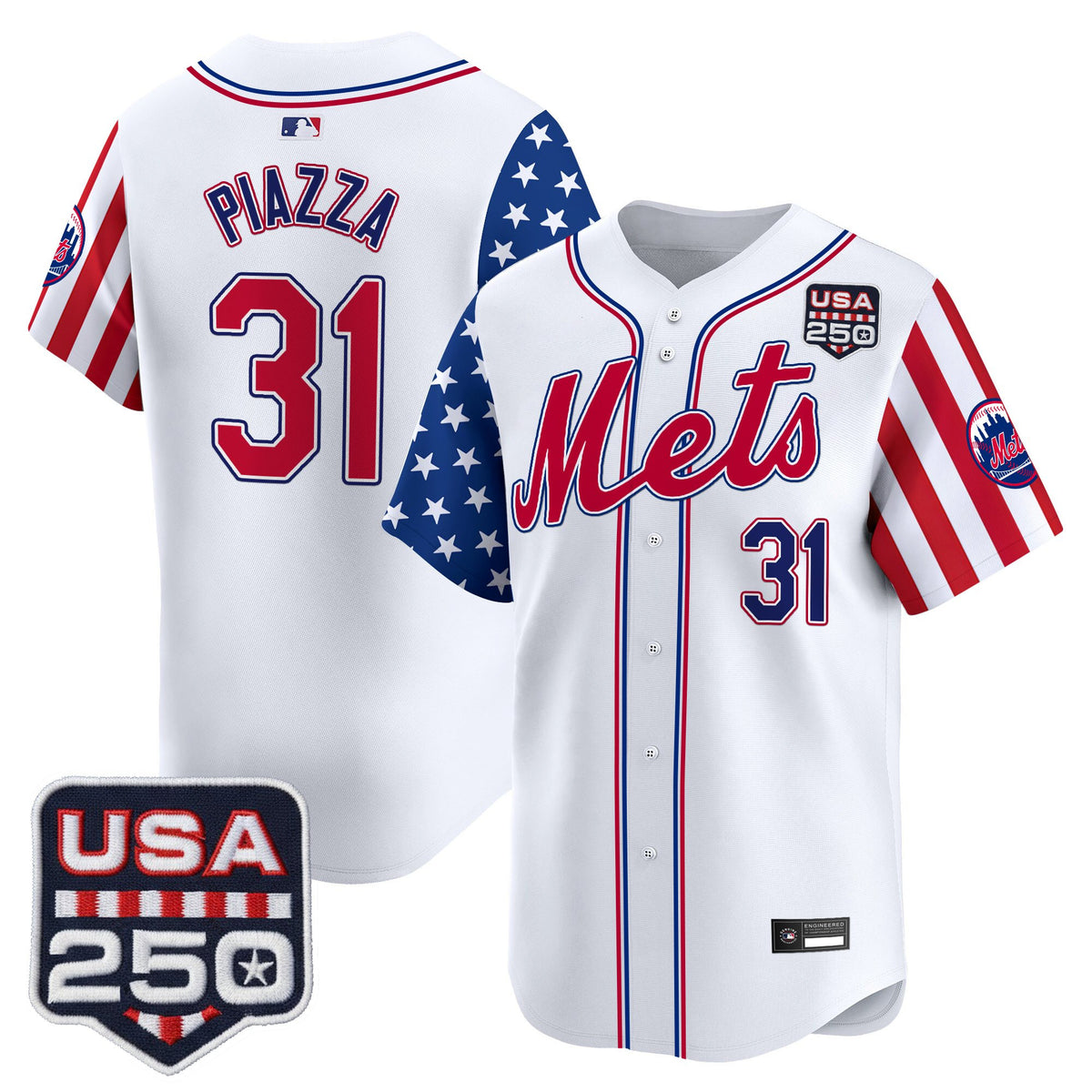 Men's New York Mets "America250 Edition" Vapor Premier Limited Jersey - All Stitched