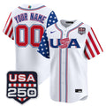 Team USA World Baseball Classic "America250 Edition" Vapor Premier Limited Custom Jersey - All Stitched
