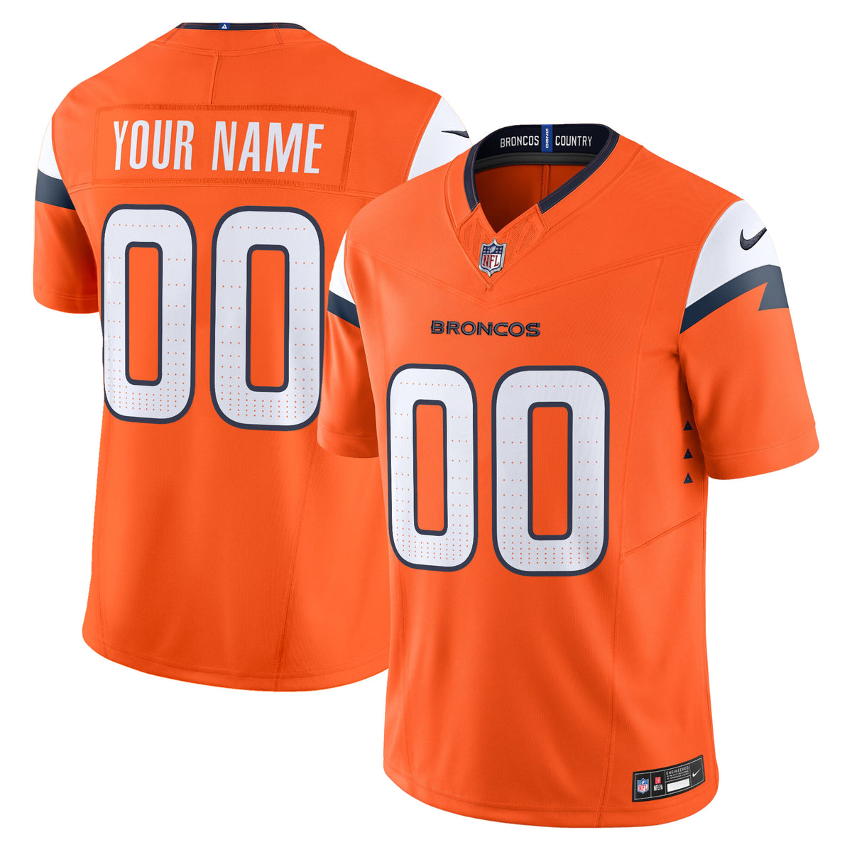 Denver Broncos 2026 Vapor Limited Custom Jersey - All Stitched
