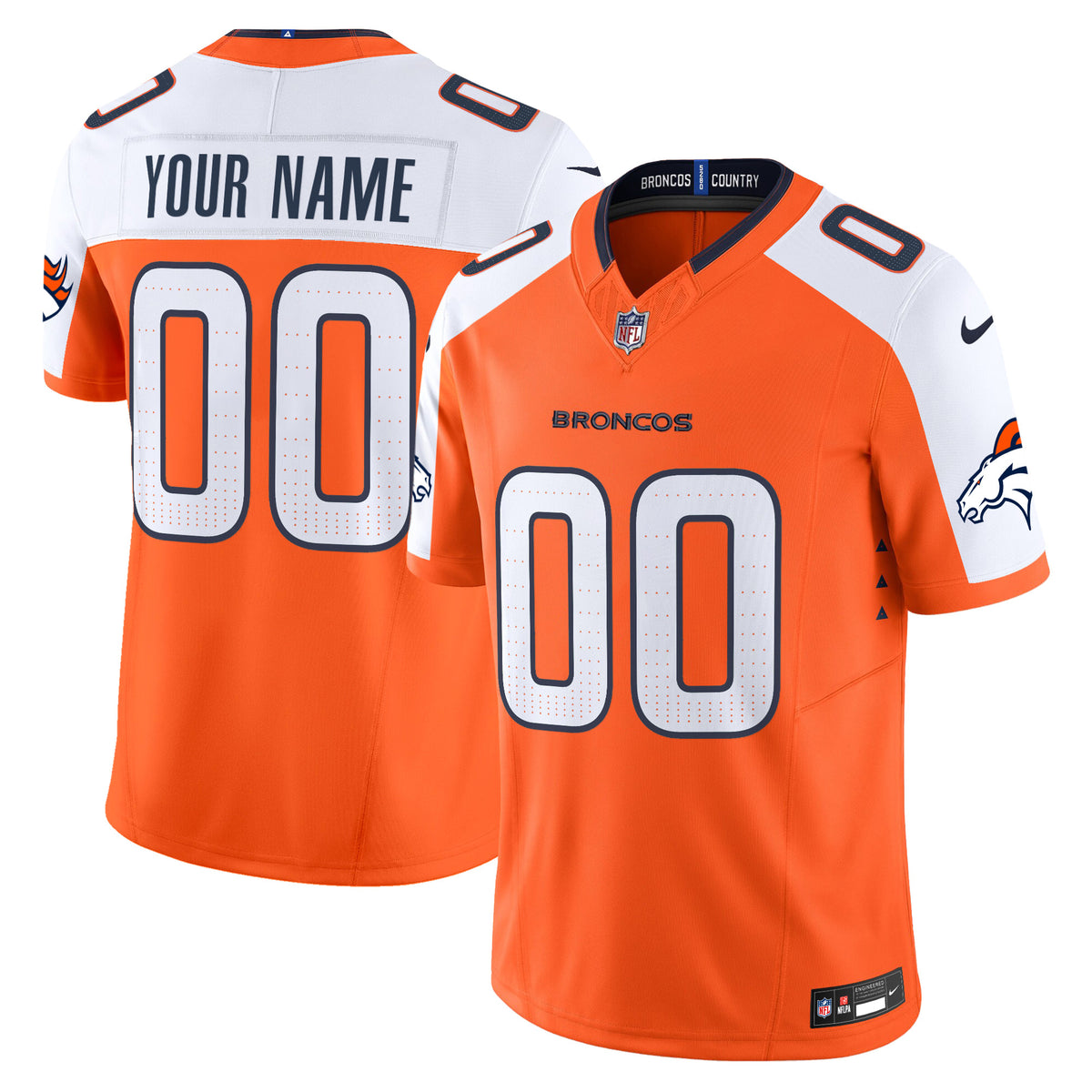 Denver Broncos 2026 Vapor Limited Custom Jersey - All Stitched