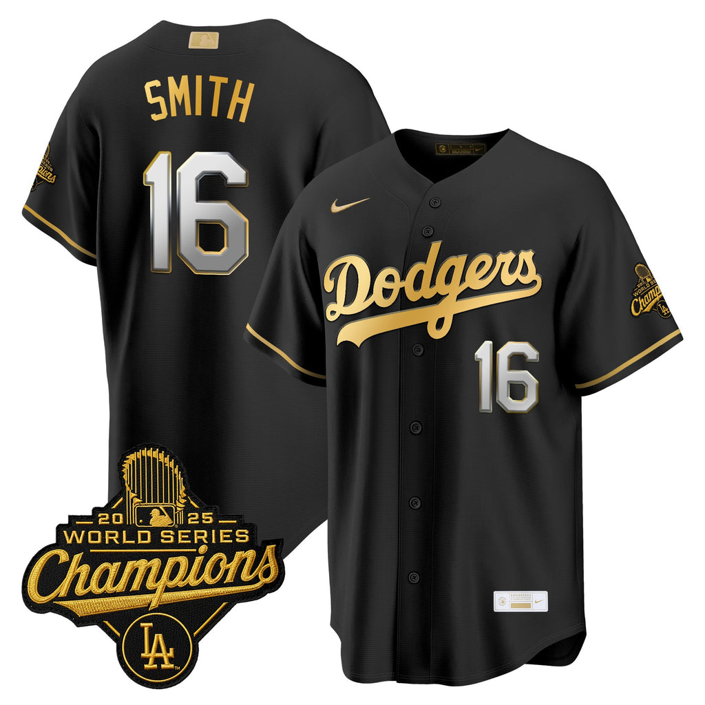 Men's Los Angeles Dodgers "Gold Collection" Premier Limited Jersey - All Stitched