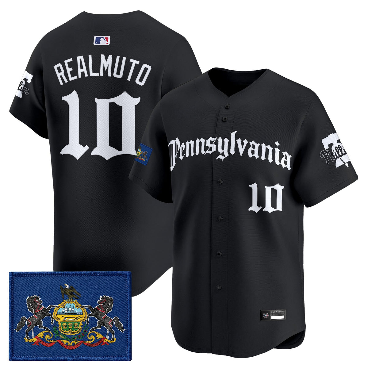 Men's Phillies 'Pennsylvania Gothic Edition' Vapor Premier Limited Jersey - All Stitched