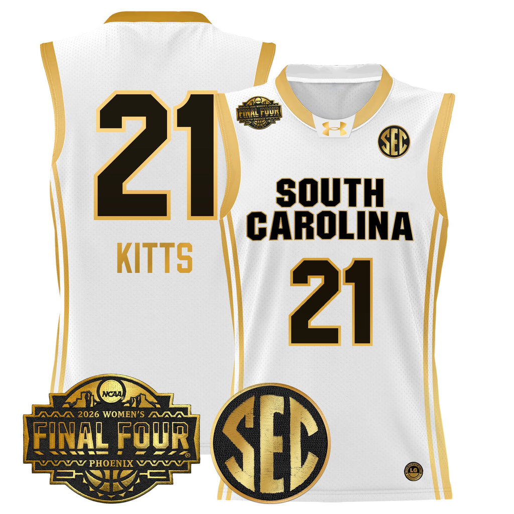 Men's Size South Carolina Gamecocks 2026 Women's Tournament Final Four Basketball Jersey - All Stitched