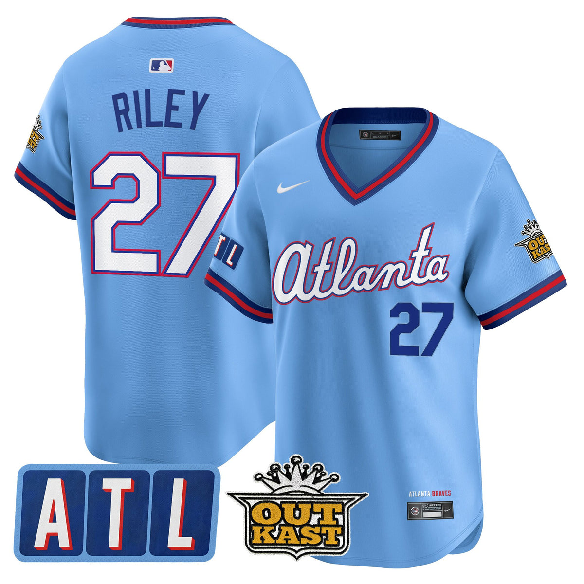 Men's Atlanta Braves 2026 City Connect x Outkast Vapor Premier Limited Jersey - All Stitched