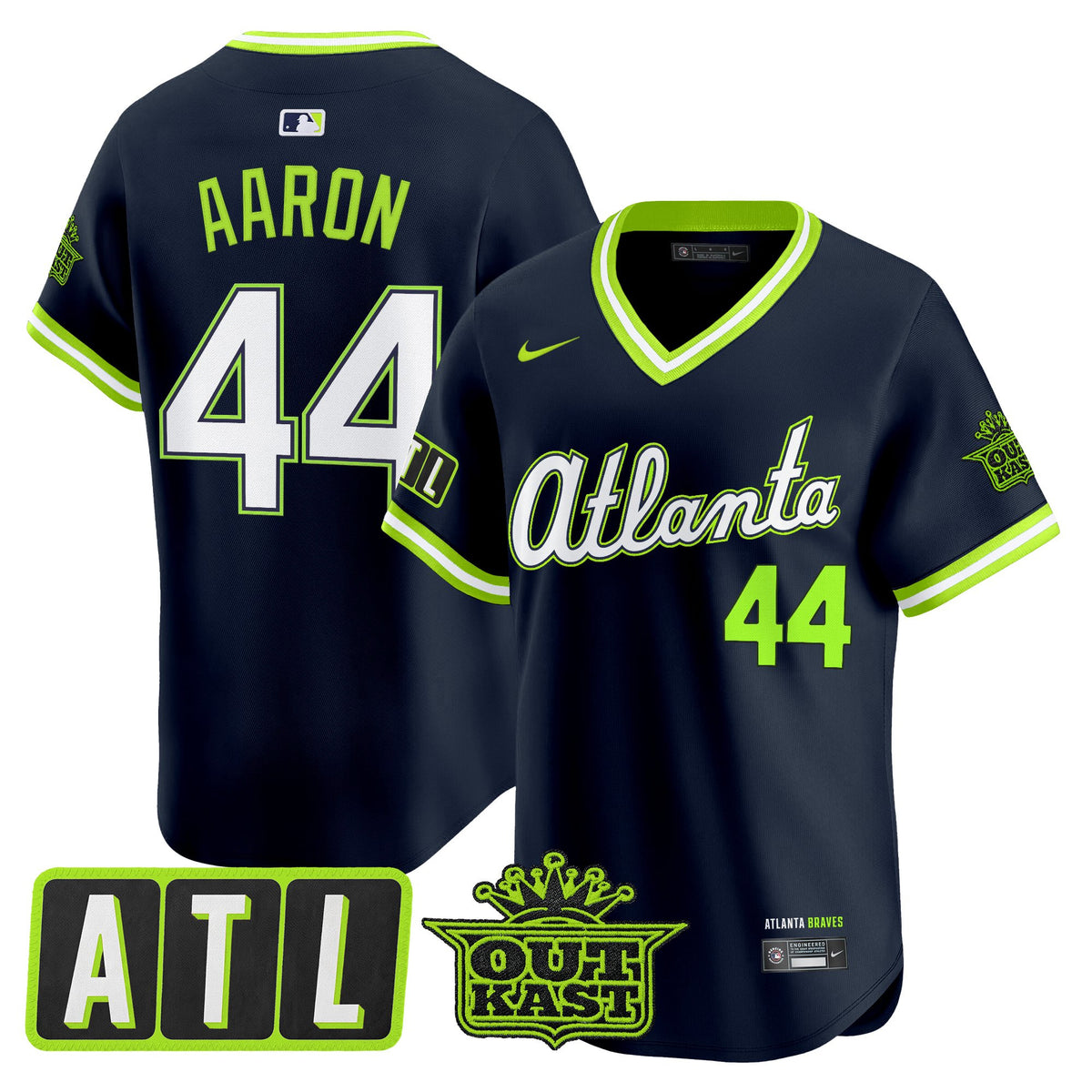 Men's Atlanta Braves 2026 City Connect x Outkast Vapor Premier Limited Jersey - All Stitched