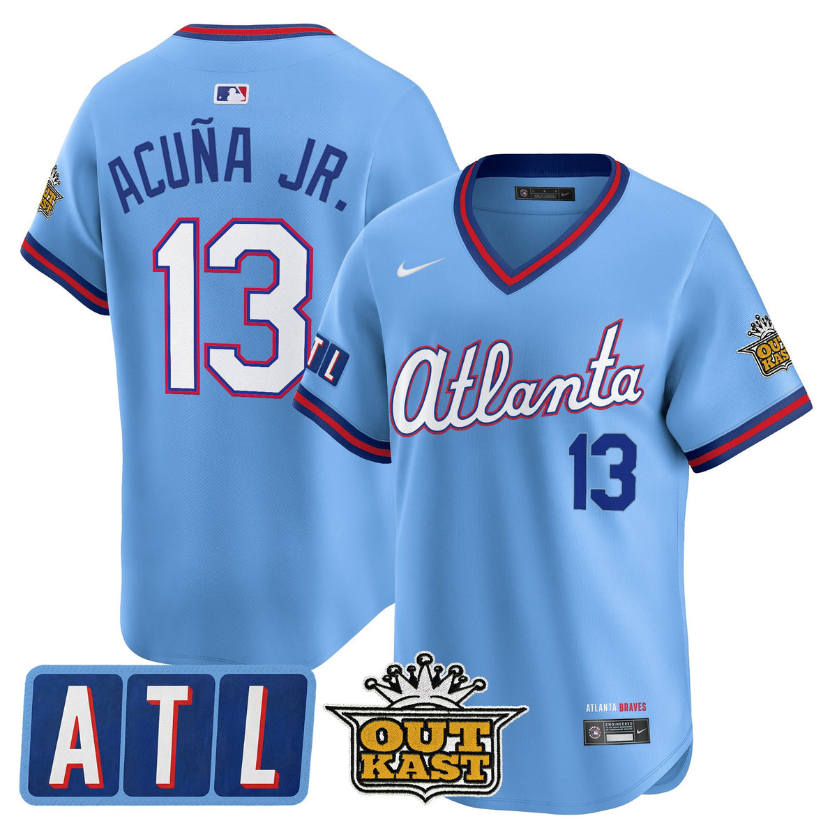Men's Atlanta Braves 2026 City Connect x Outkast Vapor Premier Limited Jersey - All Stitched