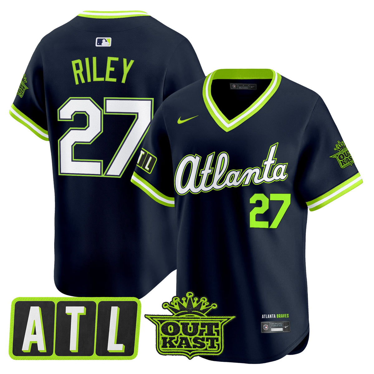 Men's Atlanta Braves 2026 City Connect x Outkast Vapor Premier Limited Jersey - All Stitched