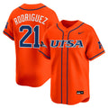 Orange UTSA Baseball Vapor Premier Limited Jersey - All Stitched