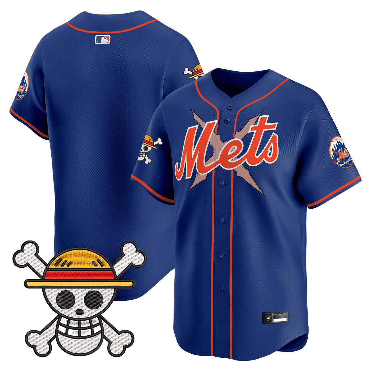 Men's New York Mets x One Piece Vapor Premier Limited Jersey - Stitched