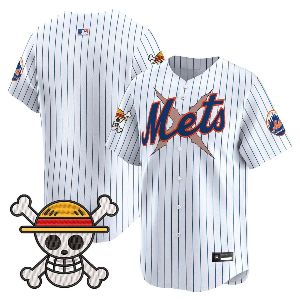 Men's New York Mets x One Piece Vapor Premier Limited Jersey - Stitched