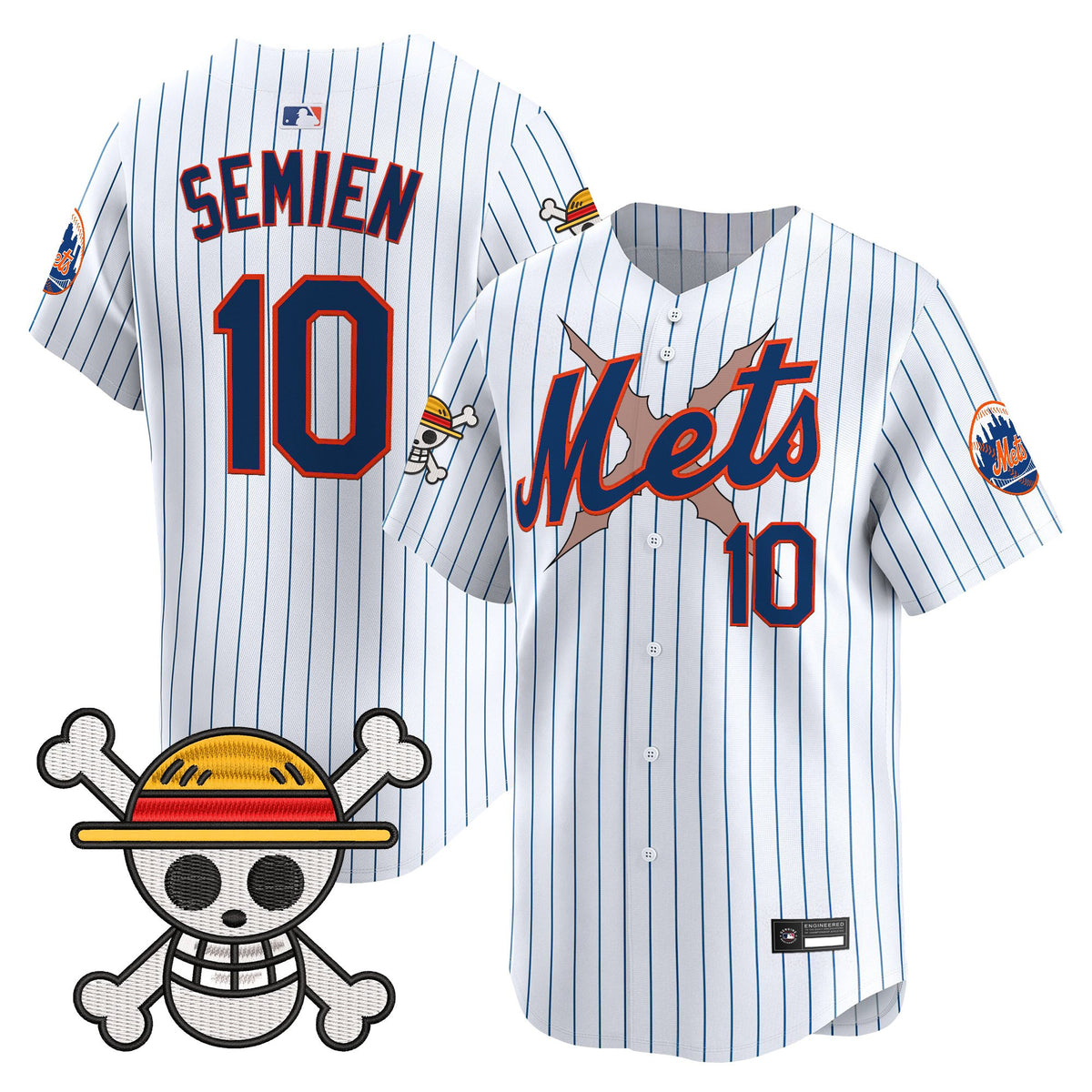 Men's New York Mets x One Piece Vapor Premier Limited Jersey - Stitched