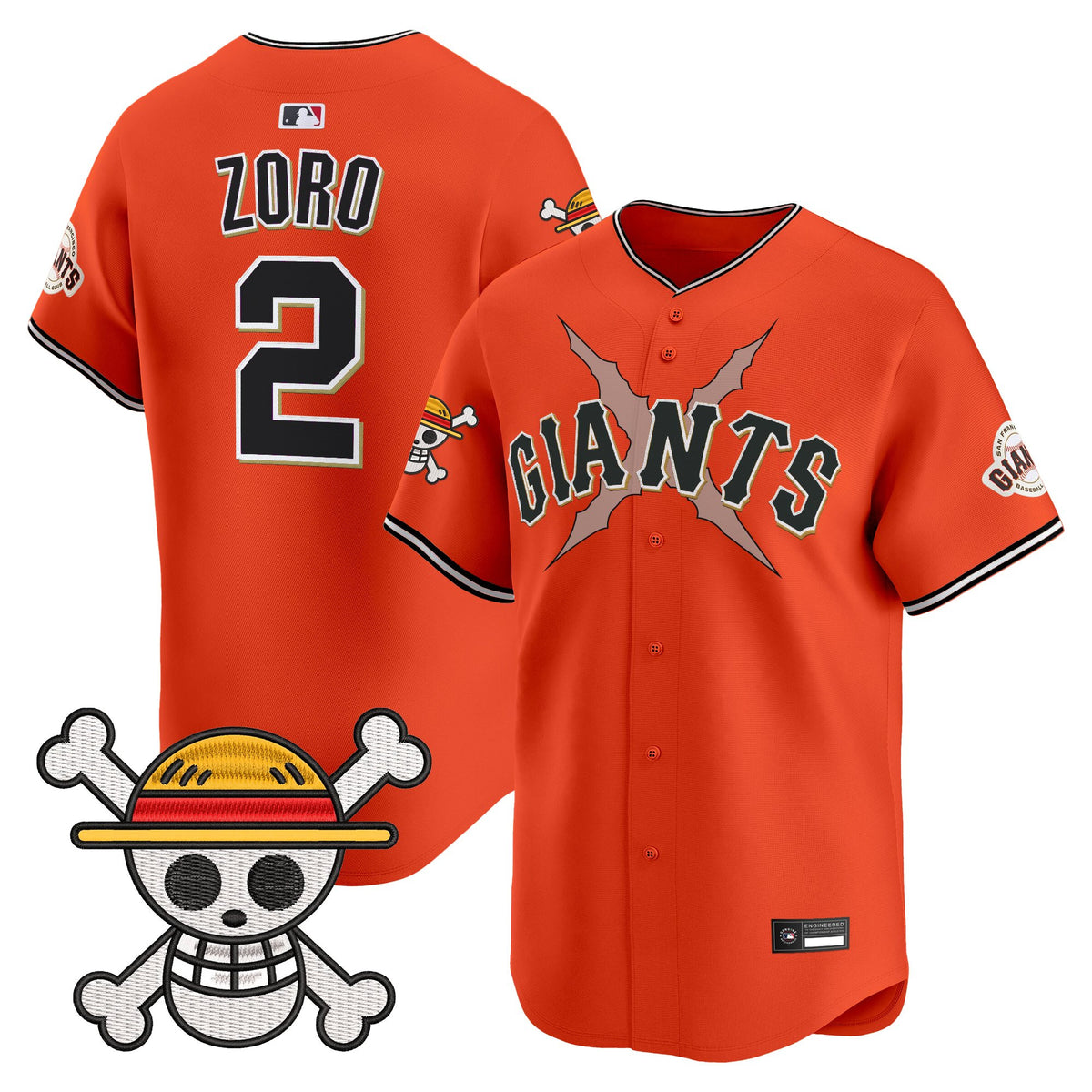 Men's San Francisco Giants x One Piece Vapor Premier Limited Jersey - Stitched