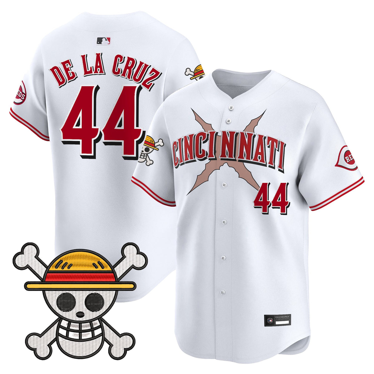 Men's Cincinnati Reds x One Piece Vapor Premier Limited Jersey - Stitched