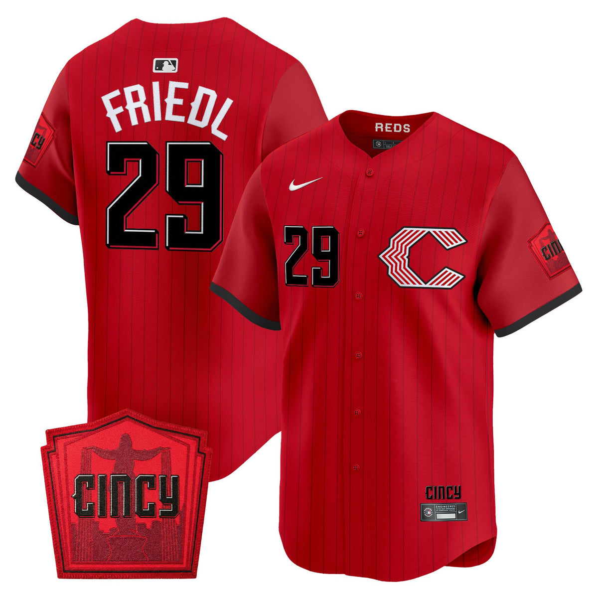 Cincinnati Reds 2026 City Connect Vapor Premier Limited Jersey - All Stitched