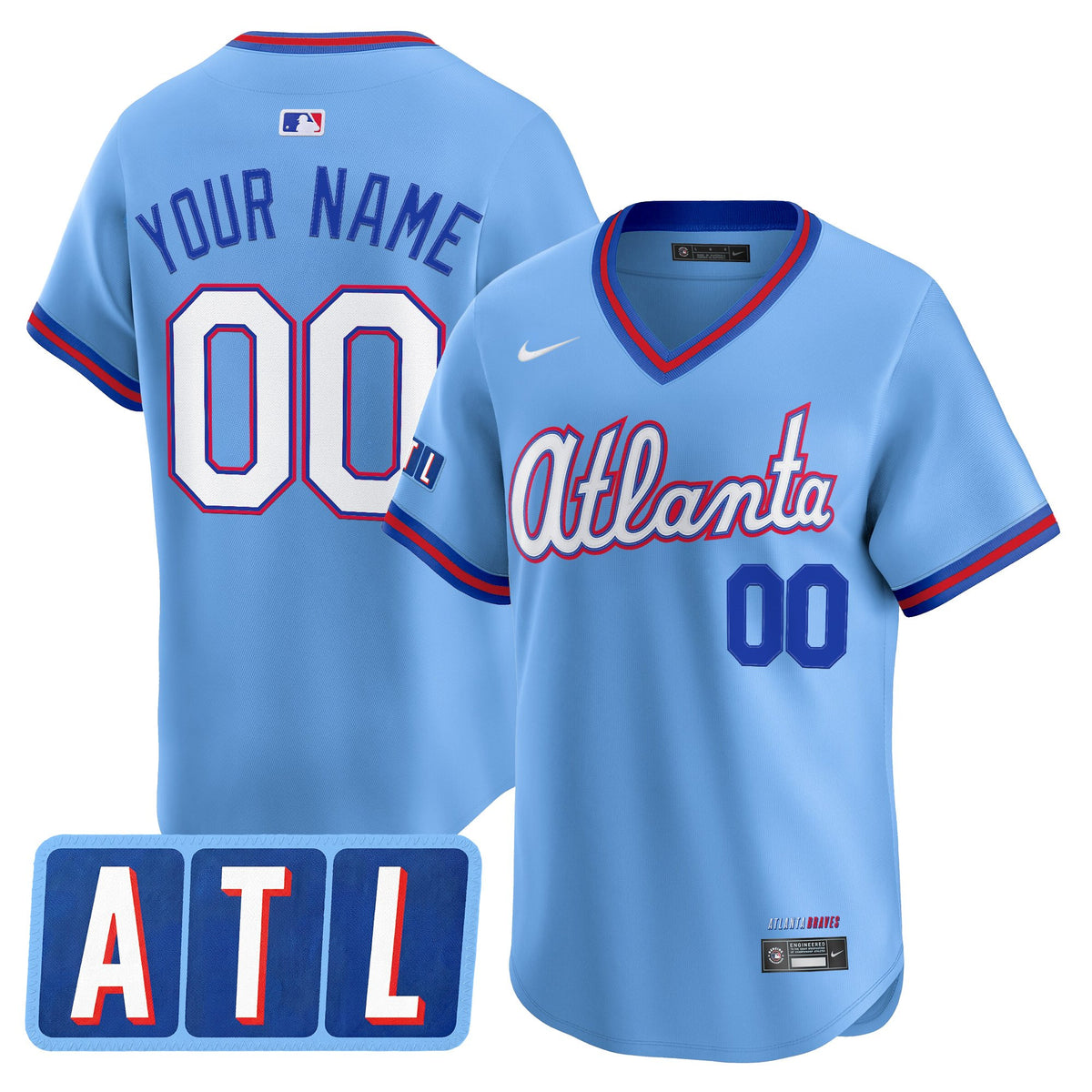 Atlanta Braves 2026 City Connect Vapor Premier Limited Custom Jersey - All Stitched