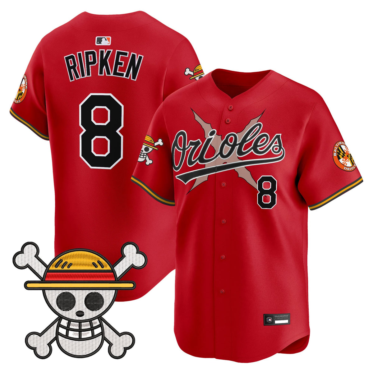 Men's Baltimore Orioles x One Piece Vapor Premier Limited Jersey - Stitched