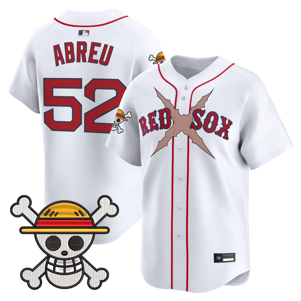Men's Boston Red Sox x One Piece Vapor Premier Limited Jersey - Stitched