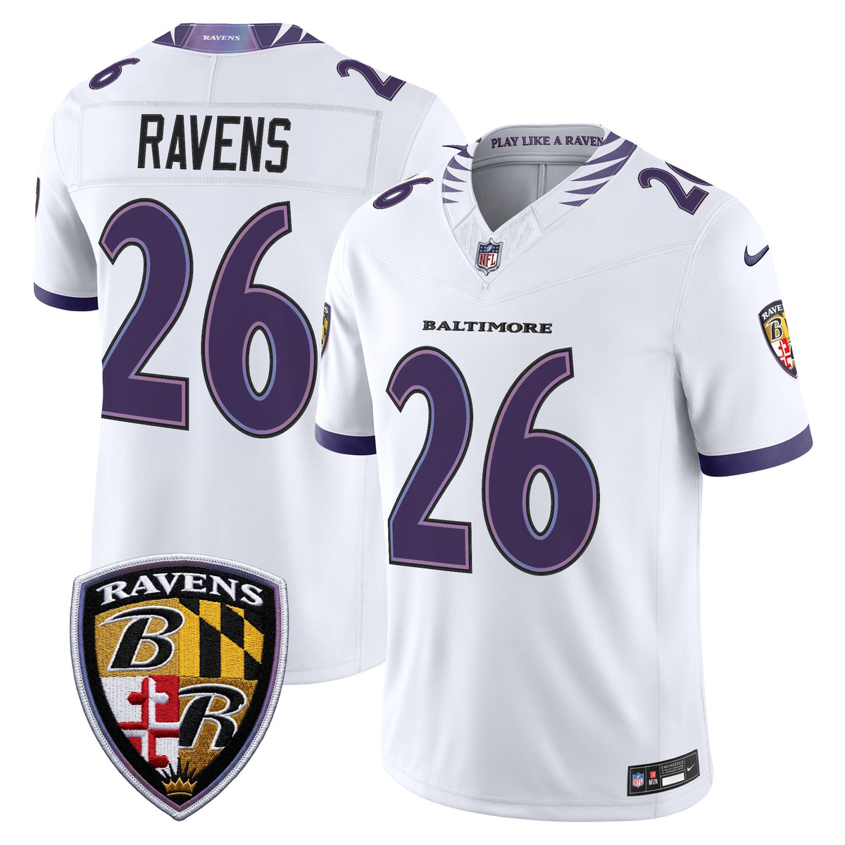 Men's Baltimore Ravens 2026 Vapor Limited Jersey - All Stitched