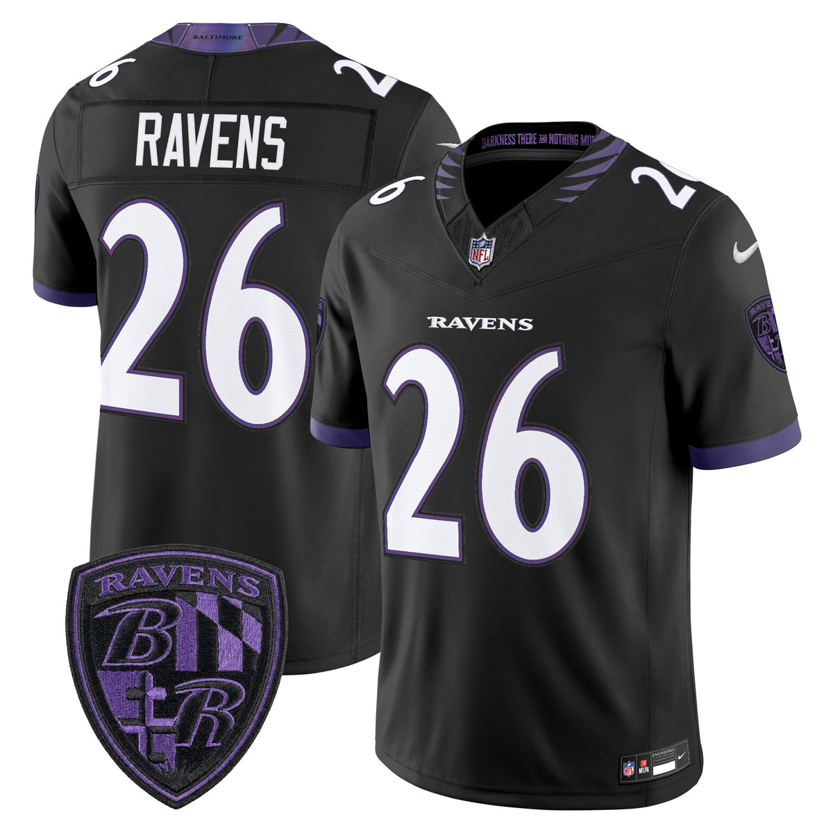 Men's Baltimore Ravens 2026 Vapor Limited Jersey - All Stitched
