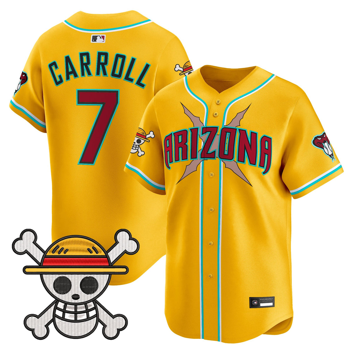 Men's Diamondbacks x One Piece Vapor Premier Limited Jersey - Stitched