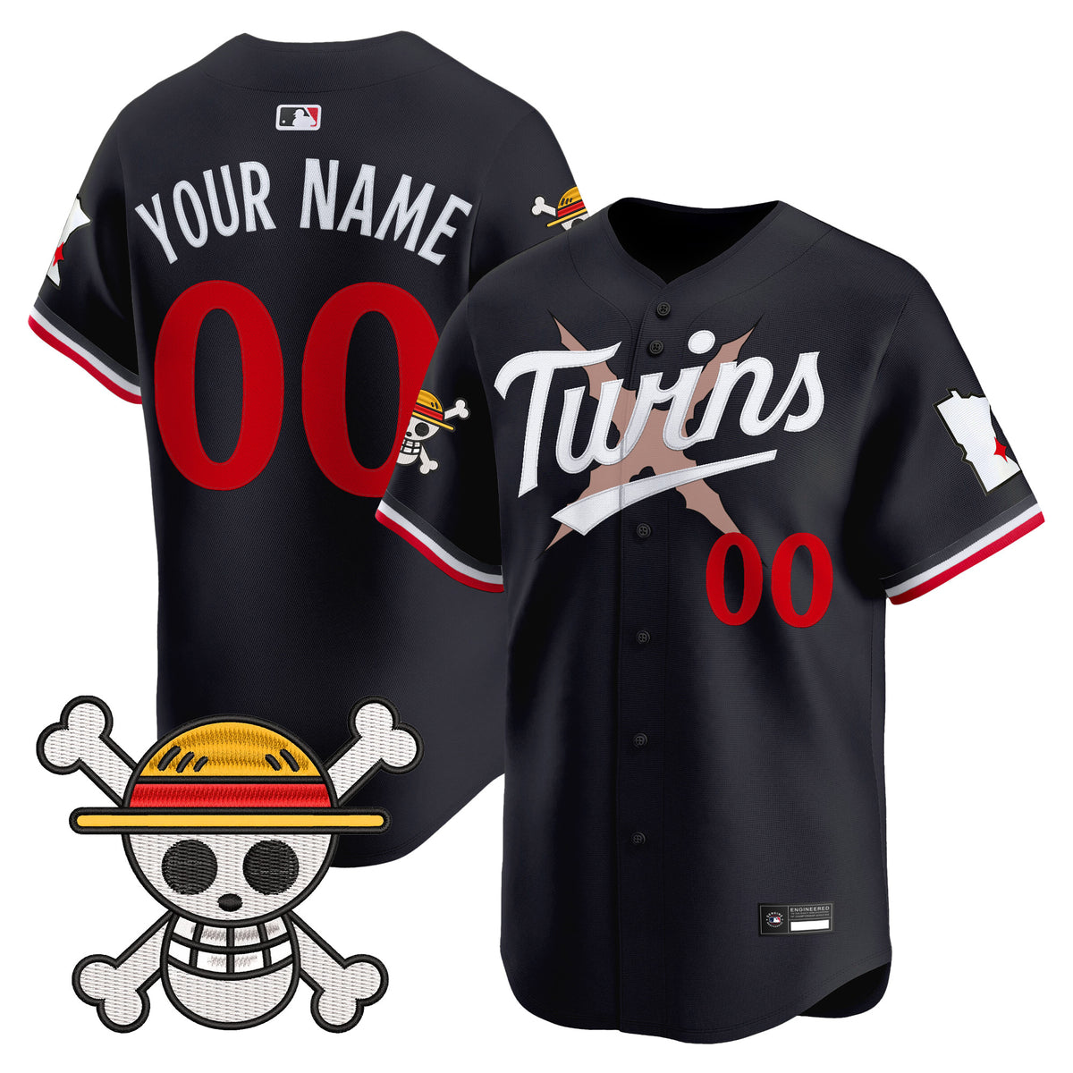 Minnesota Twins x One Piece Vapor Premier Limited Custom Jersey - Stitched