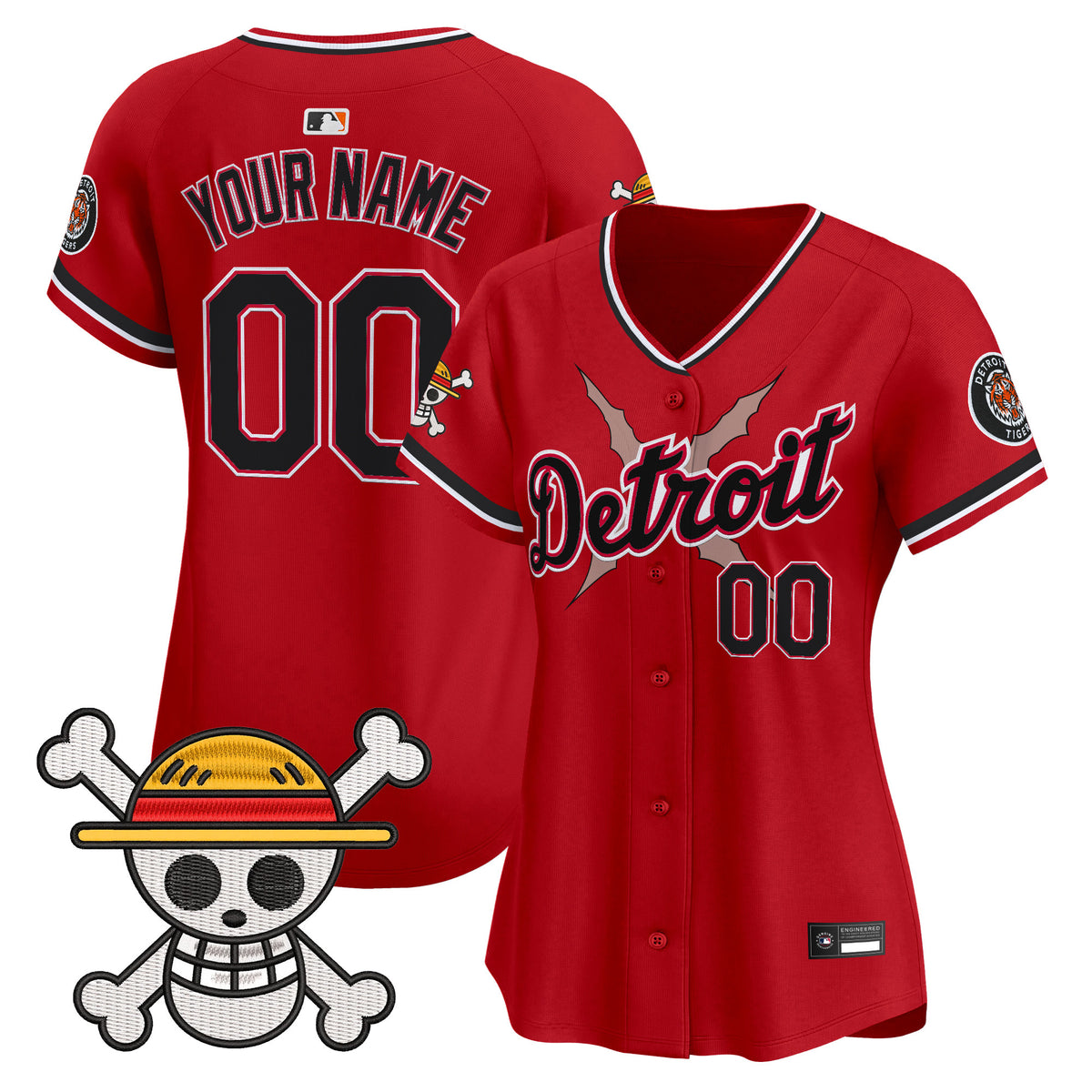 Detroit Tigers x One Piece Vapor Premier Limited Custom Jersey - Stitched