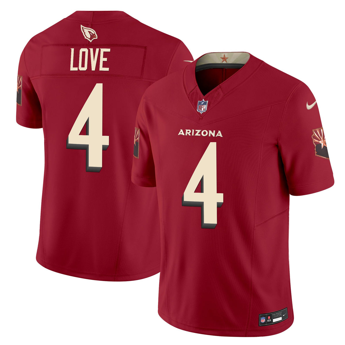 Men's Arizona Cardinals 2025 "Rivalries" Vapor Limited Jersey - All Stitched