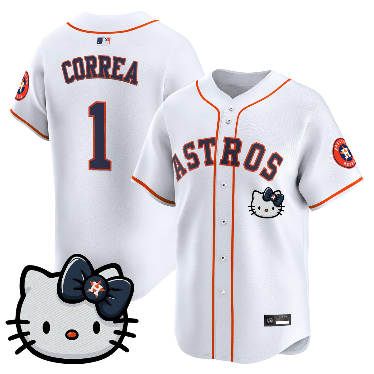 Unisex Houston Astros Hello Kitty Vapor Premier Limited Jersey – All Stitched