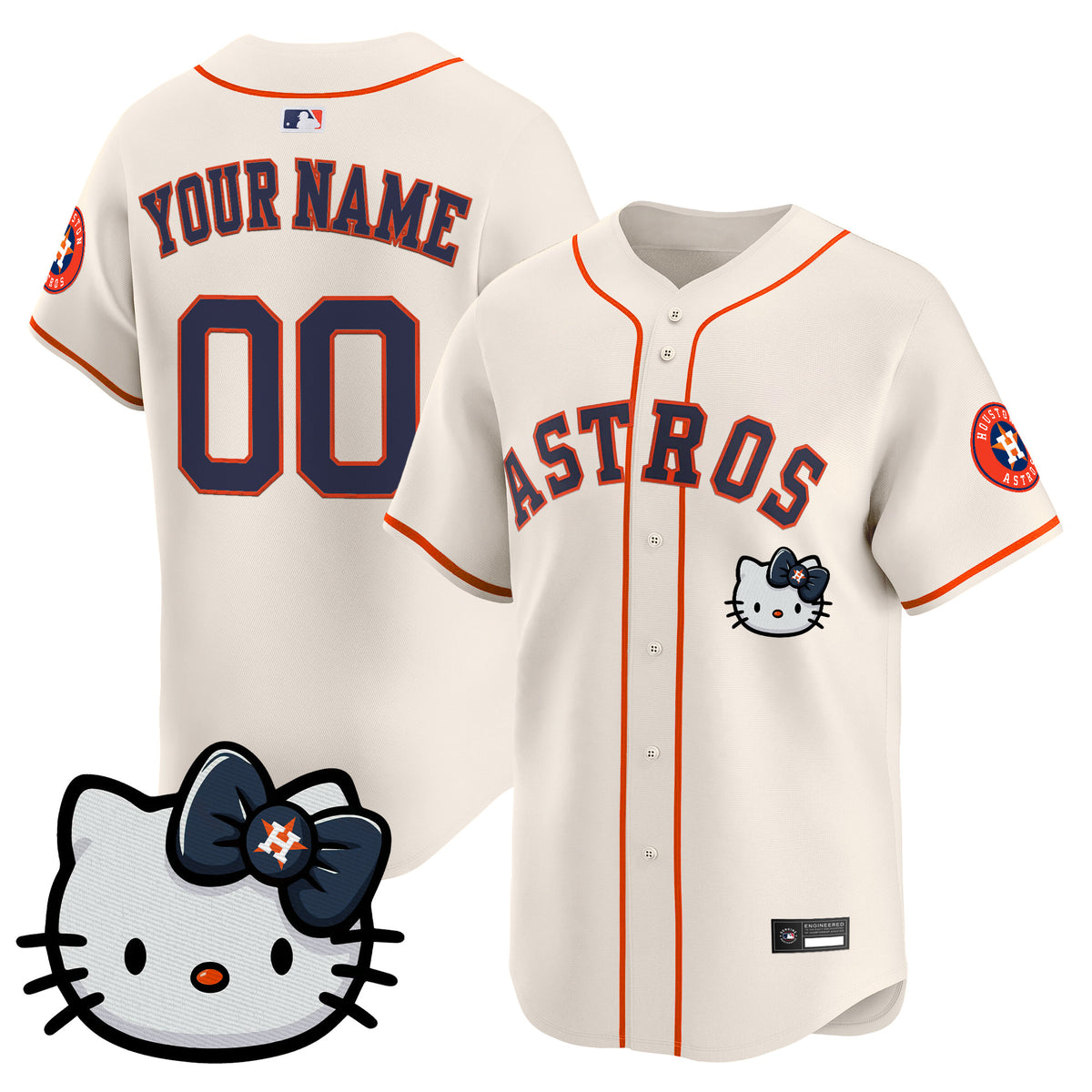 Houston Astros Hello Kitty Vapor Premier Limited Custom Jersey – All Stitched