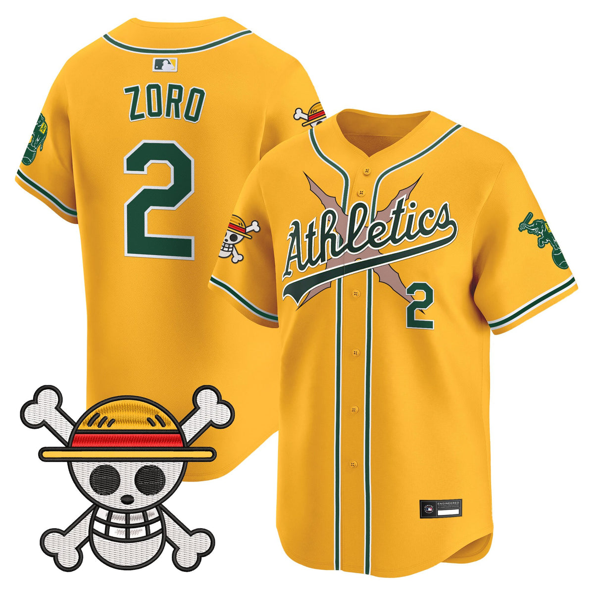 Men's Athletics x One Piece Vapor Premier Limited Jersey - Stitched