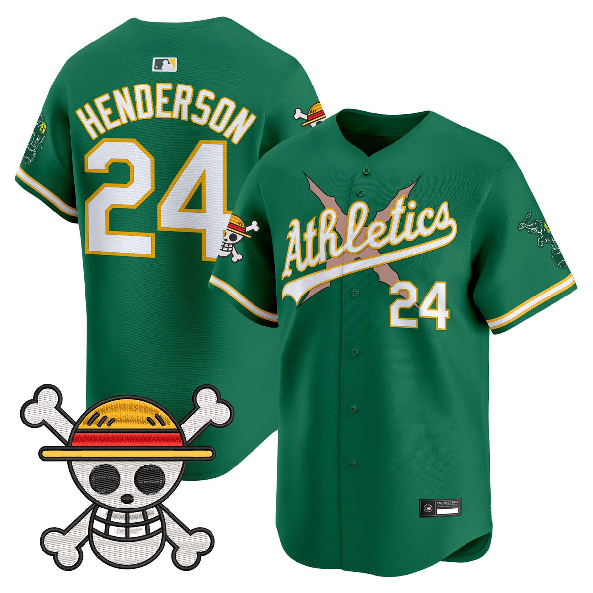 Men's Athletics x One Piece Vapor Premier Limited Jersey - Stitched