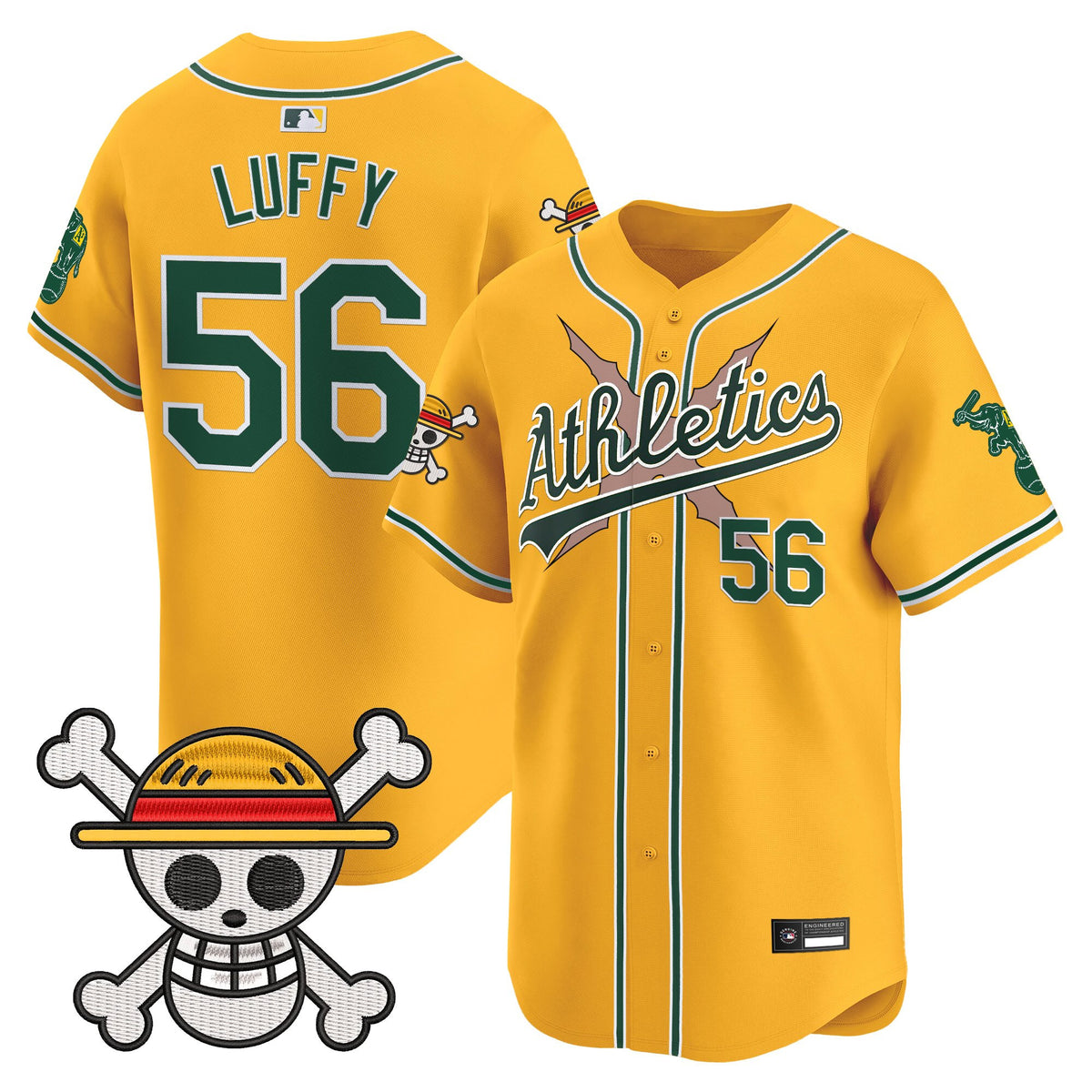 Men's Athletics x One Piece Vapor Premier Limited Jersey - Stitched