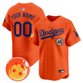 Los Angeles Dodgers x Dragon Ball Vapor Premier Limited Custom Jersey - Stitched