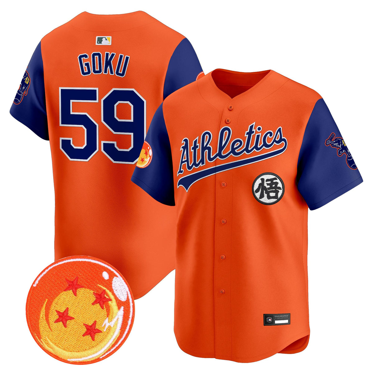 Men's Athletics x Dragon Ball Vapor Premier Limited Jersey - All Stitched