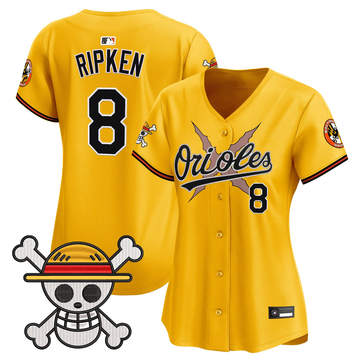 Women's Baltimore Orioles x One Piece Vapor Premier Limited Jersey - Stitched