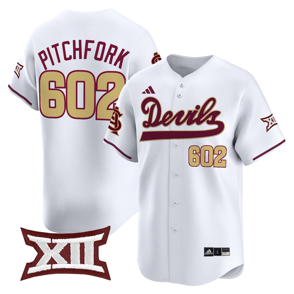 Men's size - Sun Devils Softball Vapor Premier Limited Jersey - All Stitched